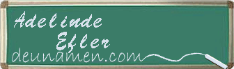 Adelinde Efler Visitenkarte